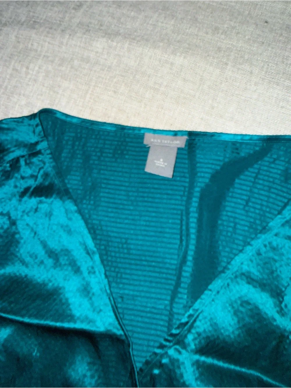 Ann Taylor satin look